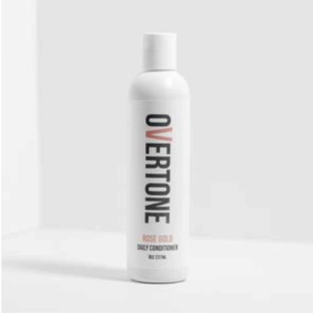 Overtone Rose Gold Daily Conditioner + Travel Size